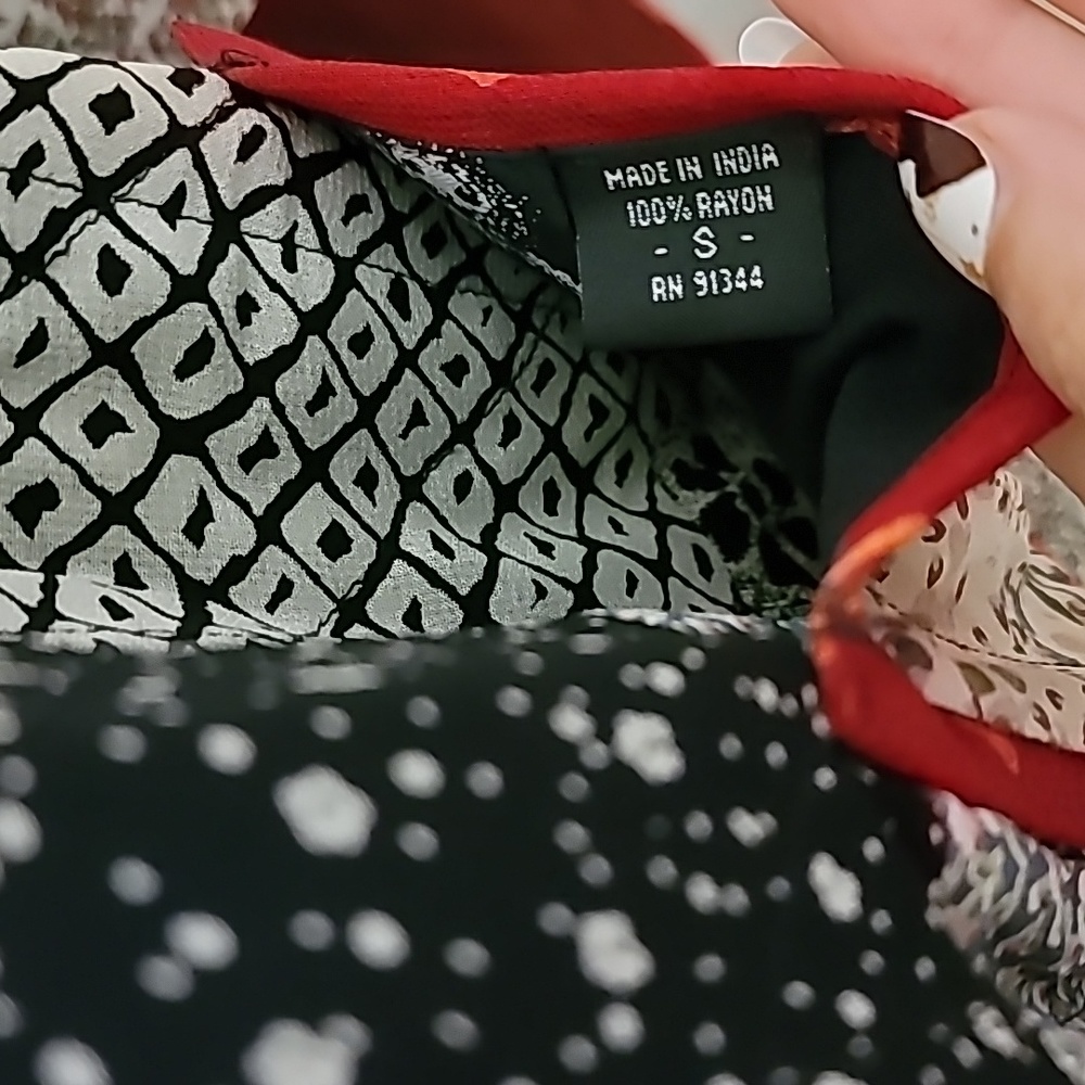 Patchwork Jacket Small Quilted Design All Over Fl… - image 7